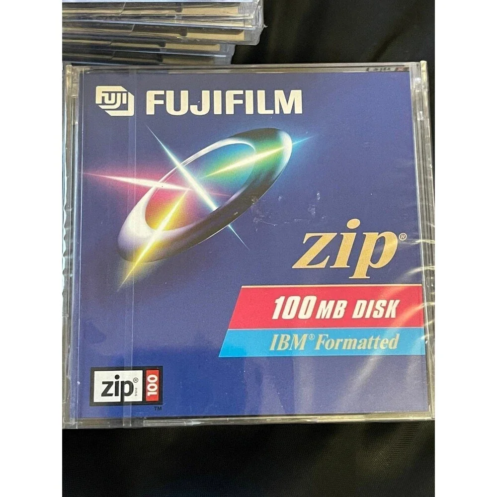 19x Lot of‎ 19 Fujifilm 100MB Zip Disk IBM MAC Formatted NEW
